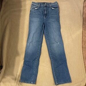 Fashion Nova Blue Straight Leg Jeans